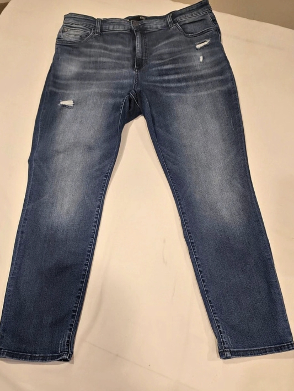 KUT from the Kloth Straight Leg Jeans Blue Size 16W